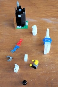 Vintage LEGO Black Monarch's Ghost Castle Set 6034, INCOMPLETE See Description