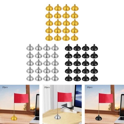 20 stück Miniatur Flagge Stehen PP Material für Home Office Leichte