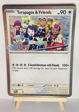 Pokemon Karte Terapagos and Friends Oversize Jumbo Promo Card Horizon Holo Stamp