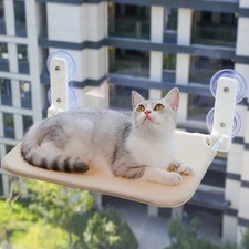 Cat Hammock Hanging Folding White Cat Bed Plush Mesh Home Pet Cat Accessories