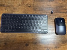 Satechi Slim CEX1 Wireless Keyboard & Mouse Combo, Bluetooth, Space Black