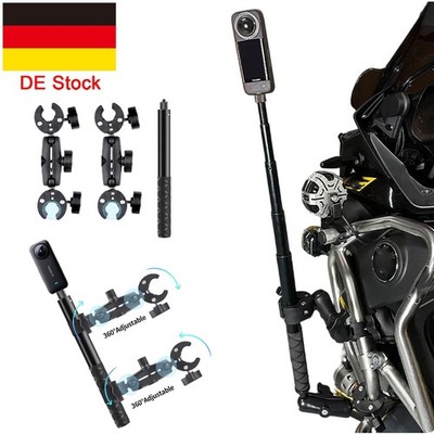 1/4 Motorrad Selfie Stick Halterung für Insta360 One X2 X3 X4 / DJI Action 2 3 4