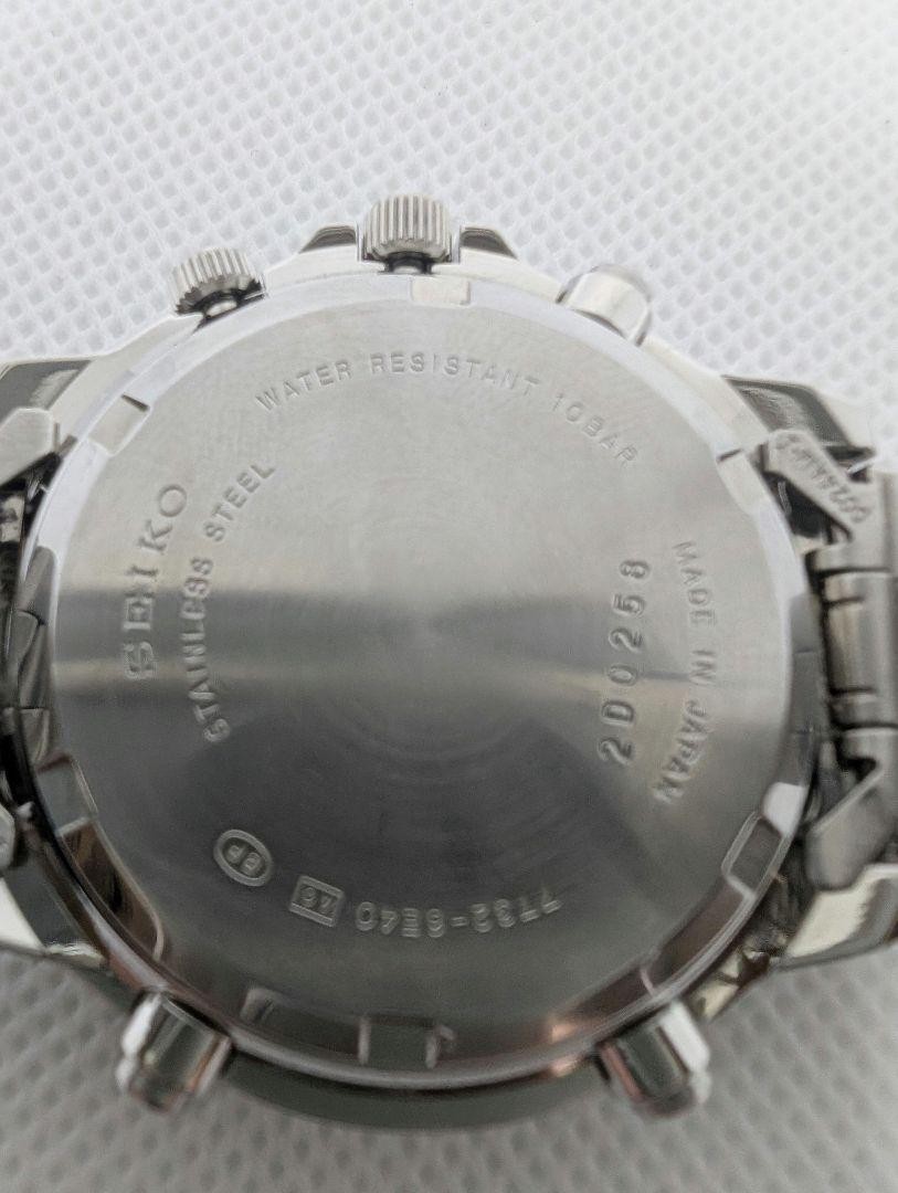 RADO DIASTAR 11P,SEIKO 7T32-6E40 メンズ　腕時計 Seiko Chronograph 7T32-6E40 Quartz Black Dial Date Alarm