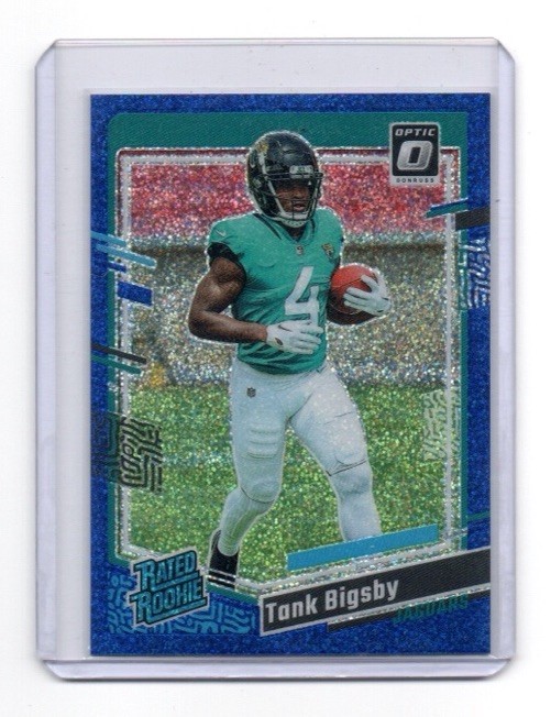2023 Panini Donruss Optic Tank Bigsby #252 Blue Glitter Rated Rookie