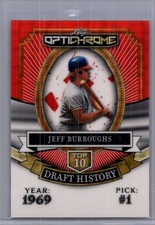 Jeff Burroughs 2025 Leaf Optichrome Baseball 1/1 Pre Production Proof