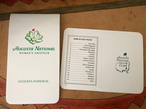 Augusta Nat'l G.C. Scorecard and ANGC Women's Amateur Course Guide
