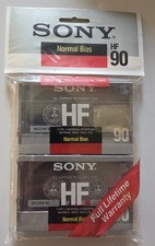 SONY HF '88/'90/'92   Type I/Normal Bias 90 Min. Blank Tapes  Lot Of 6   Sealed