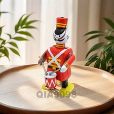 New Tin Wind-up British Drumming Soldier Adult Collection Tin Vintage Decoration