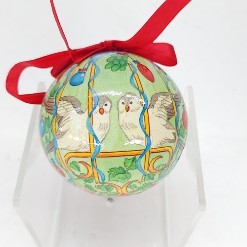 12 Day Of Christmas Decoupage Ornamente 9er Set Vintage C & F Enterprises - Bild 6 von 9