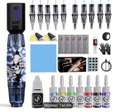 PROFESIONAL Maquina De Tatuaje Kit Para Tatuar Tattoo TM-69 New free shipping
