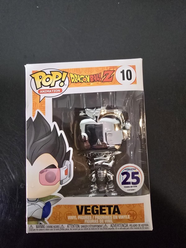 Funko Pop! Vinyl Pop! Animation Dragon Ball Z Vegeta Chrome Silver #10 Figure