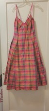 Isaac Mizrahi Silk Plaid Dress Size 10  for Target 2019