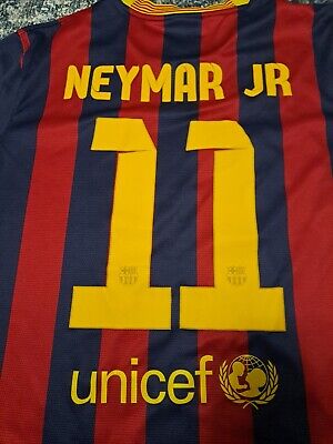 Neymar Jr Barcelona Jersey Soccer Futbol #11 Red Blue Stripe Neymar Jr Barcelona Jersey Soccer Futbol #11 Red Blue Stripe