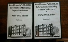 Dan Kennedy $2,995.00 Information Marketing Super Conference May 1992  11 CD Set