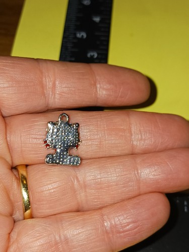 Vintage Hello Kitty Sanrio,Cat Ice Cream Cone,RED,Unused,(Bx16) Charm,Jewelry - Picture 3 of 4