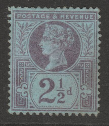 GB MINT sg201 QV 1887 21/2d violet sur bleu jubilé sans gomme