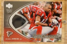 2004 Upper Deck Sweet Spot Sweet Swatches Michael Jenkins SW-MJ Atlanta Falcons