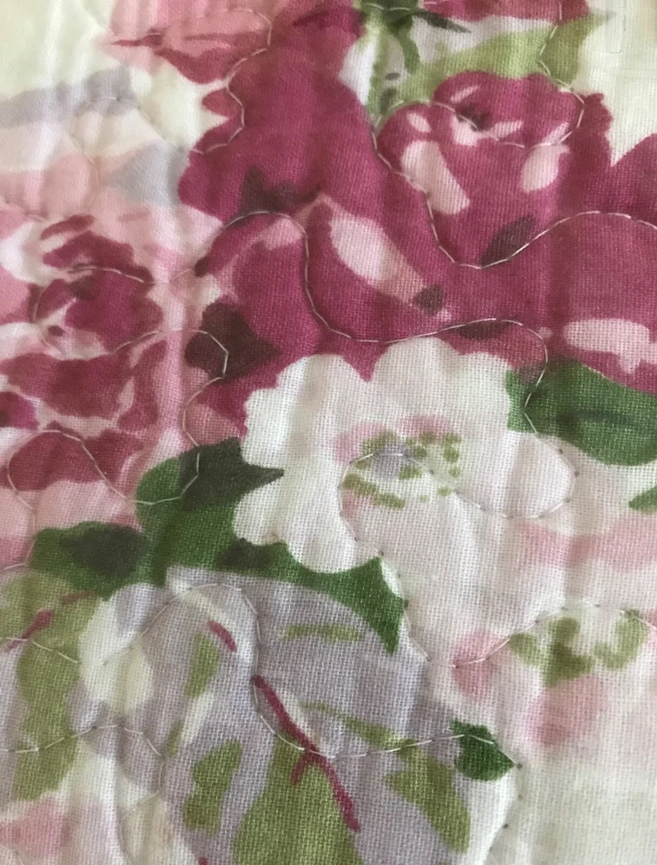 Романтический цветочный Laura Ashley «Лидия» 3 изделия двусторонний лоскутное одеяло комплект (полный/королева)  - Изображение 4 из 4