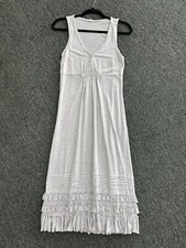 J. Crew Dress Sz XS Tier Ruffle Skirt Pinkish Gray Cottagecore Garden Party