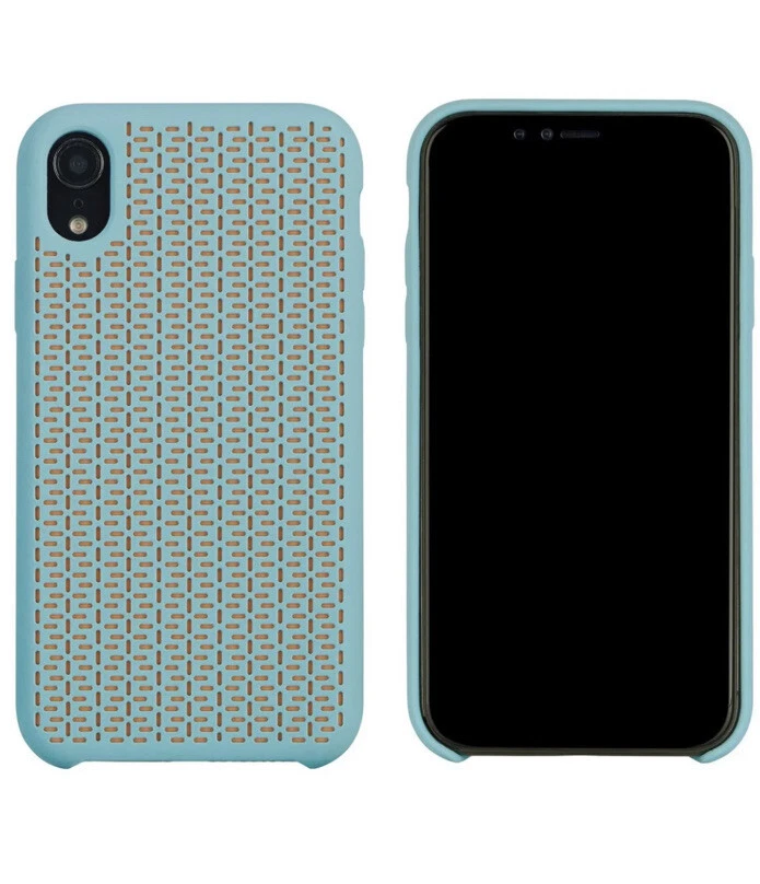 Blackweb IPhone XR Sky Blue Soft Touch Silicone Phone Case New - Image 4 of 4