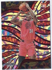 Jabari Walker 2022-23 Panini Revolution Chinese New Year Red Rookie Card #108 SP