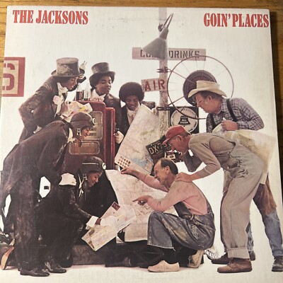 RARE LP VINYL ALBUM: The Jacksons - Promo - Goin Places (FH)