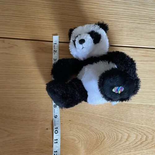 Ganz Webkinz 8” Panda Bear Black White Bean Plush Stuffed Animal No Code cc - Picture 5 of 5