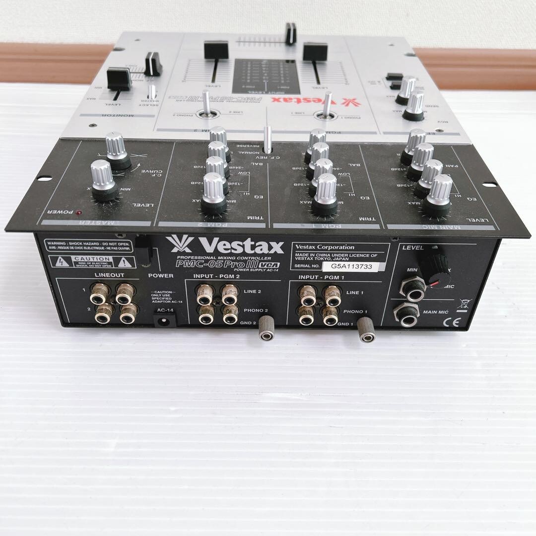 Vestax PMC-05Pro III VCA DJミキサー Vestax PMC-05ProIII VCA DJ Mixer Used From Japan Free