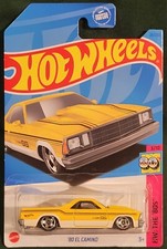 2023 Hot Wheels 26 Yellow ‘80 El Camino Dollar General Exclusive HW 80’s. HKL35