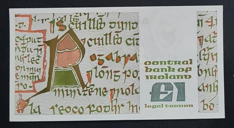 1985 REPUBLIC IRELAND ￡1 POUND 'GEM UNC' 【P-70c】 - Image 2 of 4