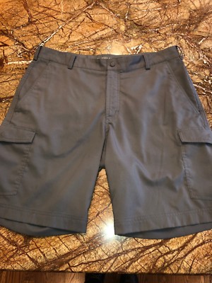 NikeGolf Men's DriFit Sz 34 Flat Front Golf/Casual Shorts ~Gray~