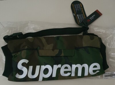 FW18 Supreme Handwärmer Grün Tarnfarbe Cordura Stoff Polartec Neu