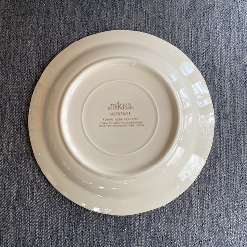 MIKASA HERITAGE OLDE TAPESTRY SALAD PLATE 8" - Picture 2 of 3