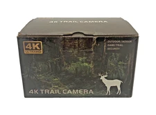 Trail Camera 36MP 4k Hunting Wildlife Cam Motion Activated 3 PIR Night Vision