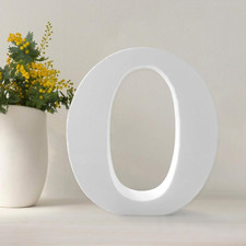Wood Letters 4.3 Inch, White Unfinished Wood Letters for Graft, Wooden Letters f