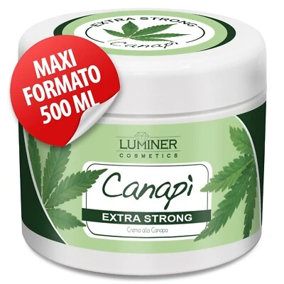 LUMINER COSMETICS LUMINER Gel Canapa 500 ml Formula Naturale ad Alta Concentrazione. Made in Italy