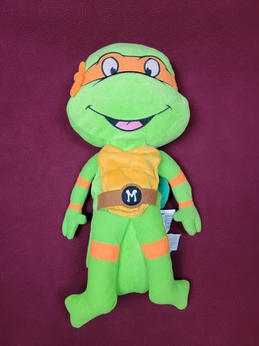 SeatPets Teenage Mutant Ninja Turtles Michelangelo Plush Car Seat belt strap toy