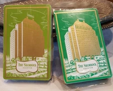 Playing Cards,Original Shamrock Hotel Houston,Tax Stamp, New. Rare. 