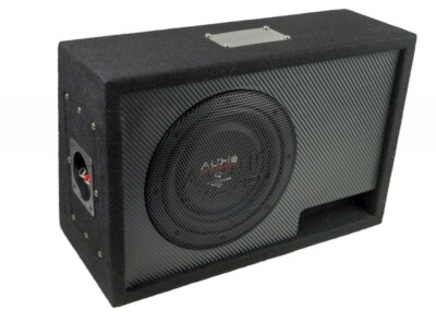 Audio System 200 Watt Aktiv-Subwoofer Auto Bassbox aktiv R08 Flat BR active EVO 