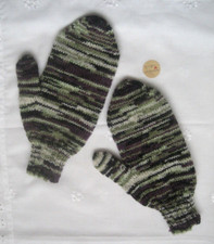 Fausthandschuhe handgestrickt