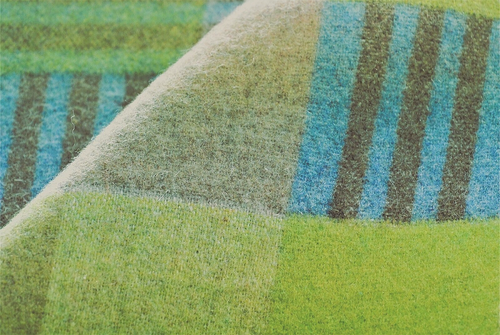 Wolle Cashmere Bunt Kariert Luxus Melton Doppel Mehrlagig Madei N Italien C156 - Bild 14 von 16
