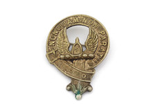 Vtg Genuine Scottish Clan Bonnet hall Kilt Badge