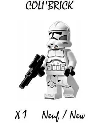 Lego sw1319 Minifig Star Wars - Clone Trooper with Blaster SW Standard - NEW