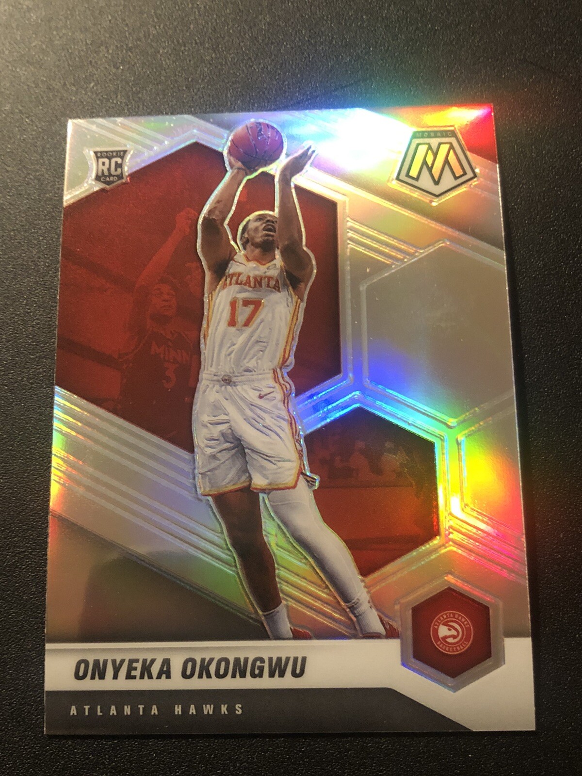 2020-21 Panini Mosaic Rookie Silver Prizm Onyeka Okongwu #225 Rookie RC