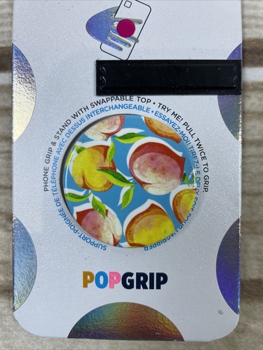 PopSockets PopGrip Cell Phone Grip & Stand - Just Peachy (Gloss) NEW - Picture 2 of 3