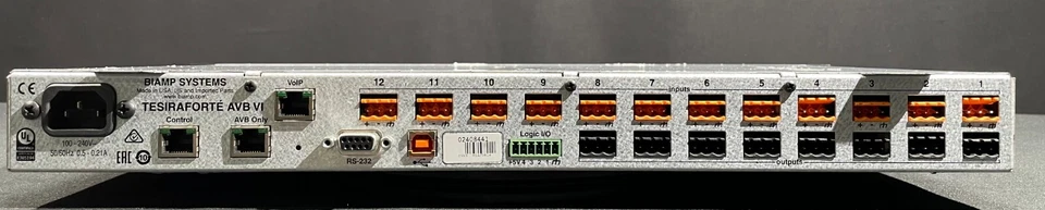Tesira FORTE AVB VI I/O Digital Signal Processor - Same Day Shipping - Image 4 of 4