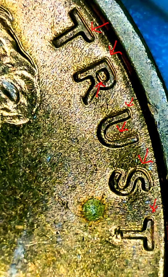 Ultra Rare 1969-S Double Die Error 1C: DDO Lincoln Memorial Cent, Thick Rim Gem! - Image 2 of 4