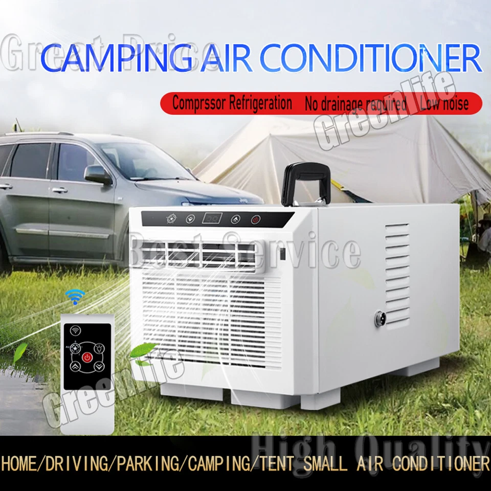 Portable Air Conditioner Camping Tent RV Mini AC Unit Outdoor 24V 110V 220V - Image 2 of 4