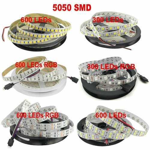 16.4ft LED Strip 3528 2835 3014 5050 5054 5630 5730 7020 SMD Flexible Light 12V - Picture 14 of 15