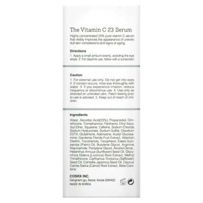 The Vitamin C 23 Serum, 0.7 oz (20 g), CosRx